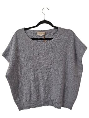 Blue Bianco & Blu Women's Sleeveless Dolman Style Top